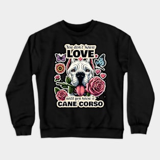 Cane Corso Valentine's day Crewneck Sweatshirt